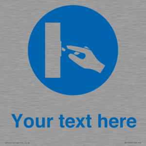 Custom Use Switch Sign